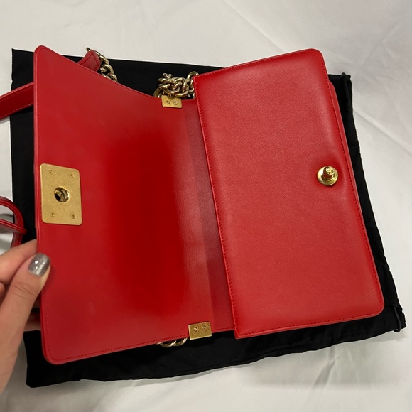 CHANEL
Red Python And Leather Medium Boy Flap Bag - Picture 3 of 13